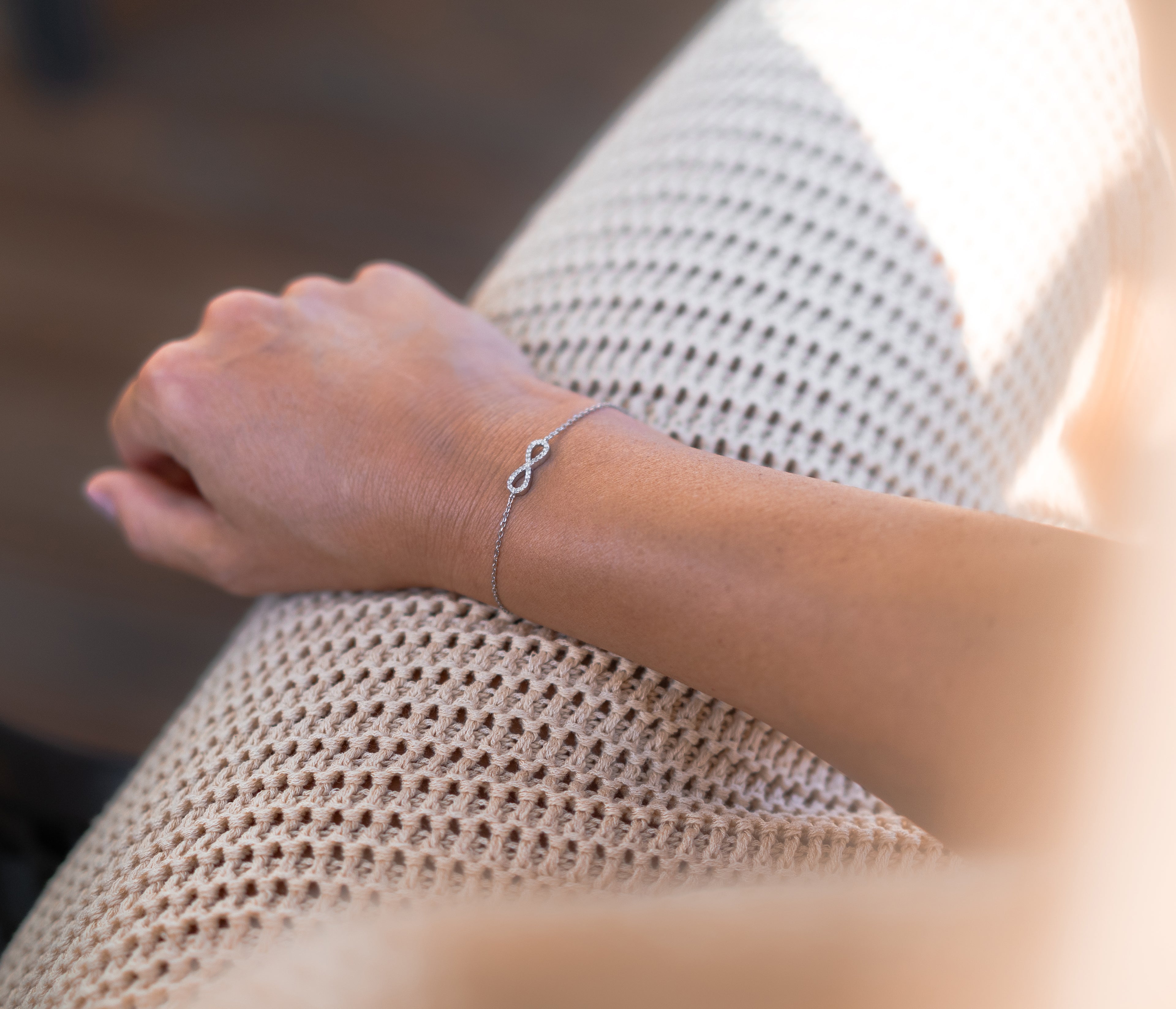 Infinity Armband 925 Sterling Silber