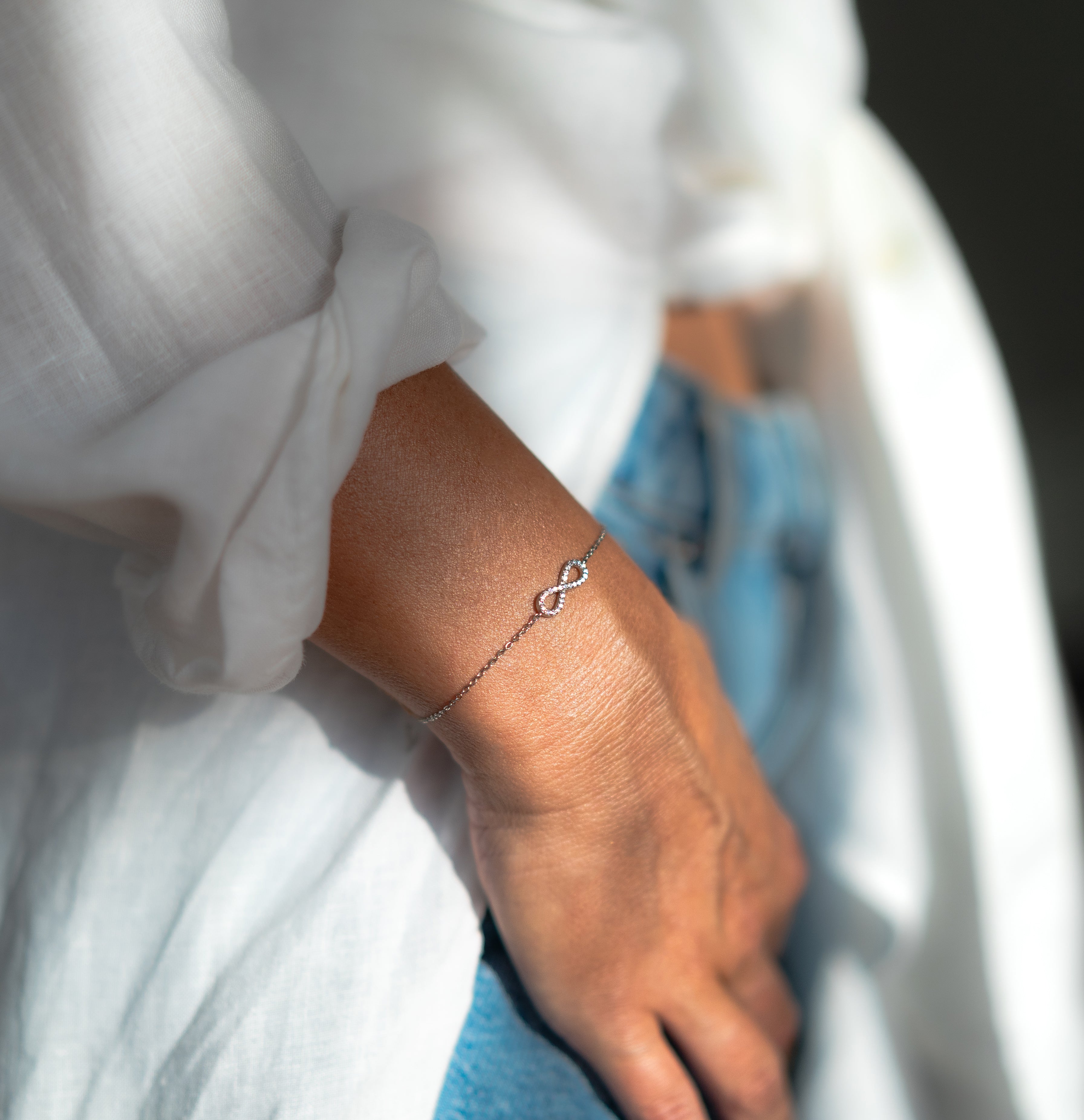 Infinity Armband 925 Sterling Silber