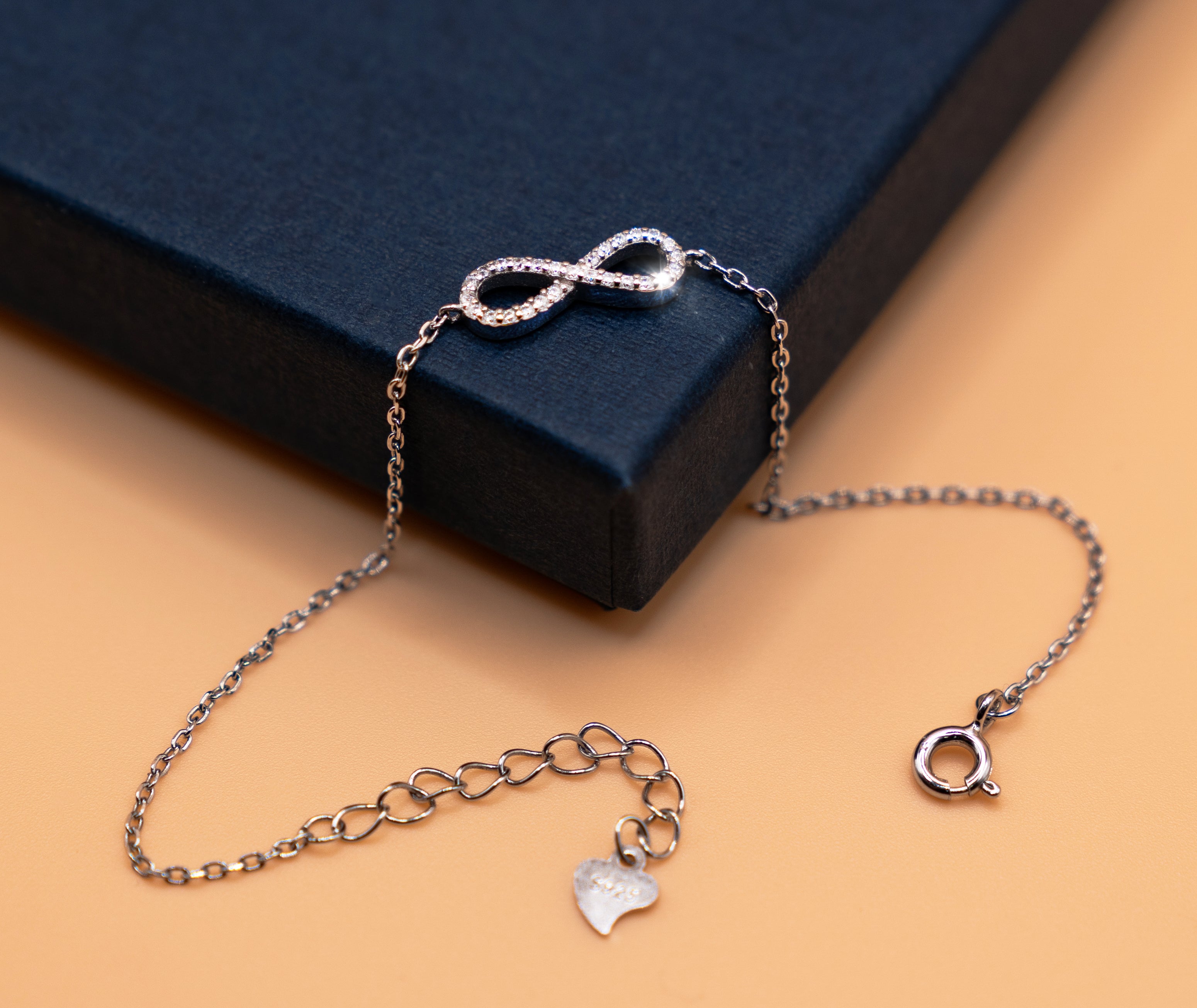 Infinity Armband 925 Sterling Silber