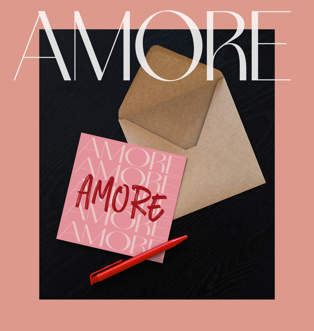AMORE Liebeskarte – AMORE LIPSTICK