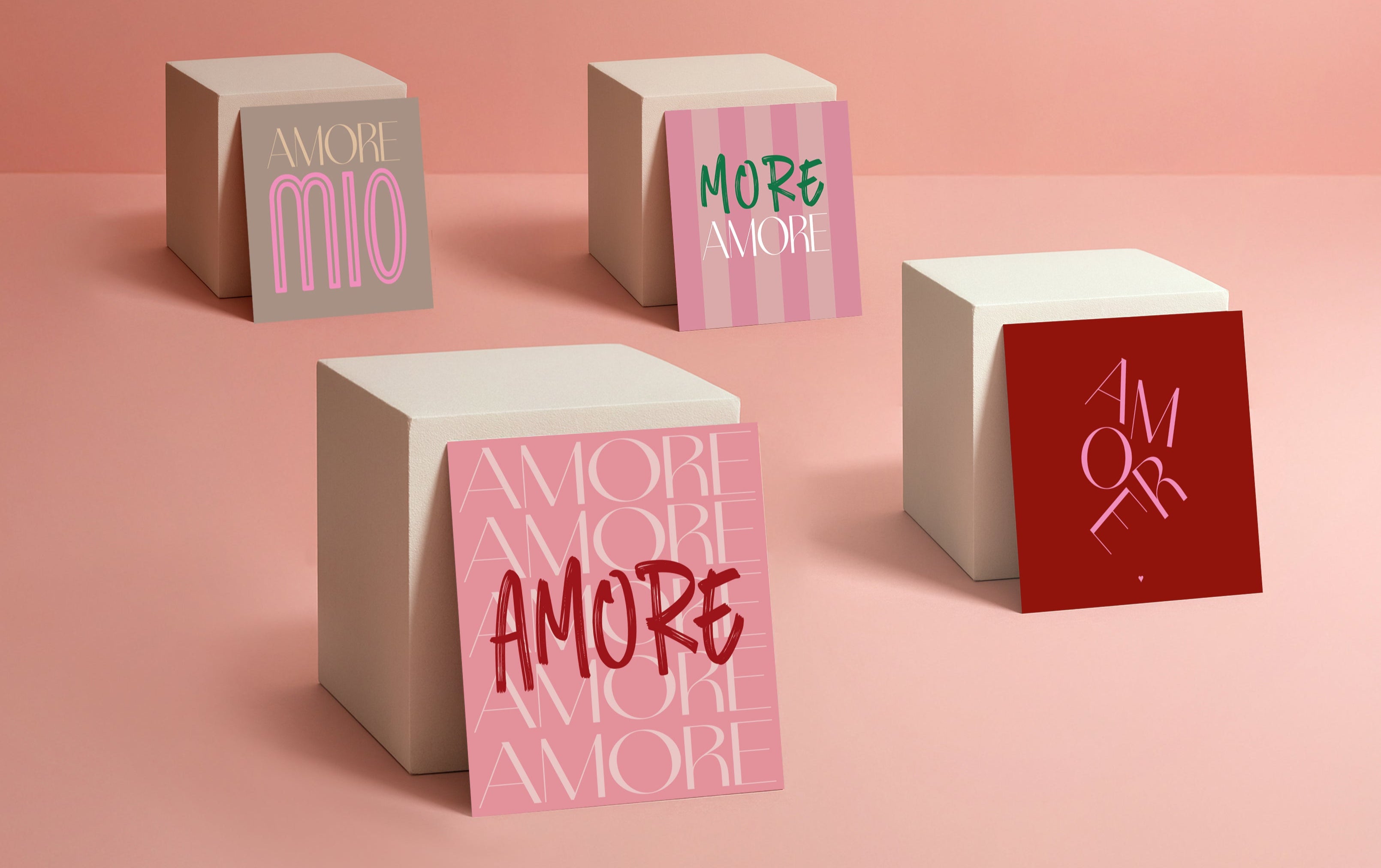 AMORE Liebeskarte – AMORE TYPO